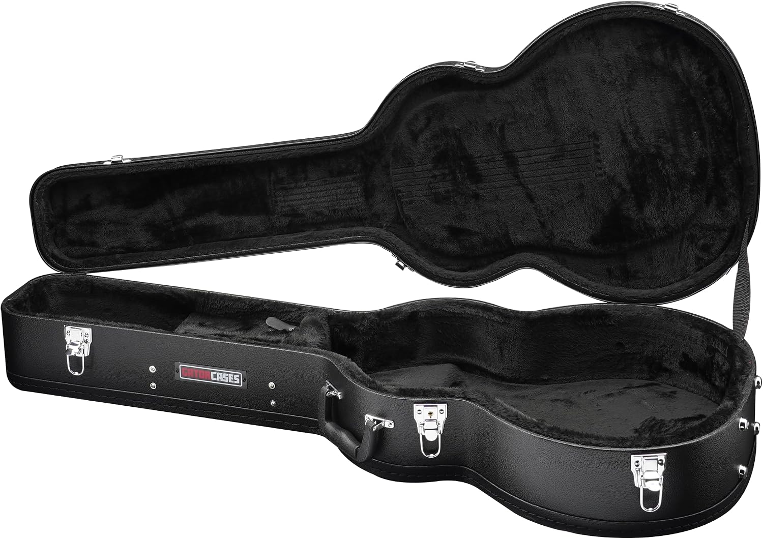 Gator Cases Hard-Shell Wood Case for Martin 000-Style Guitars, Fits Similar Style Acoustic Guitars (GWE-000AC)