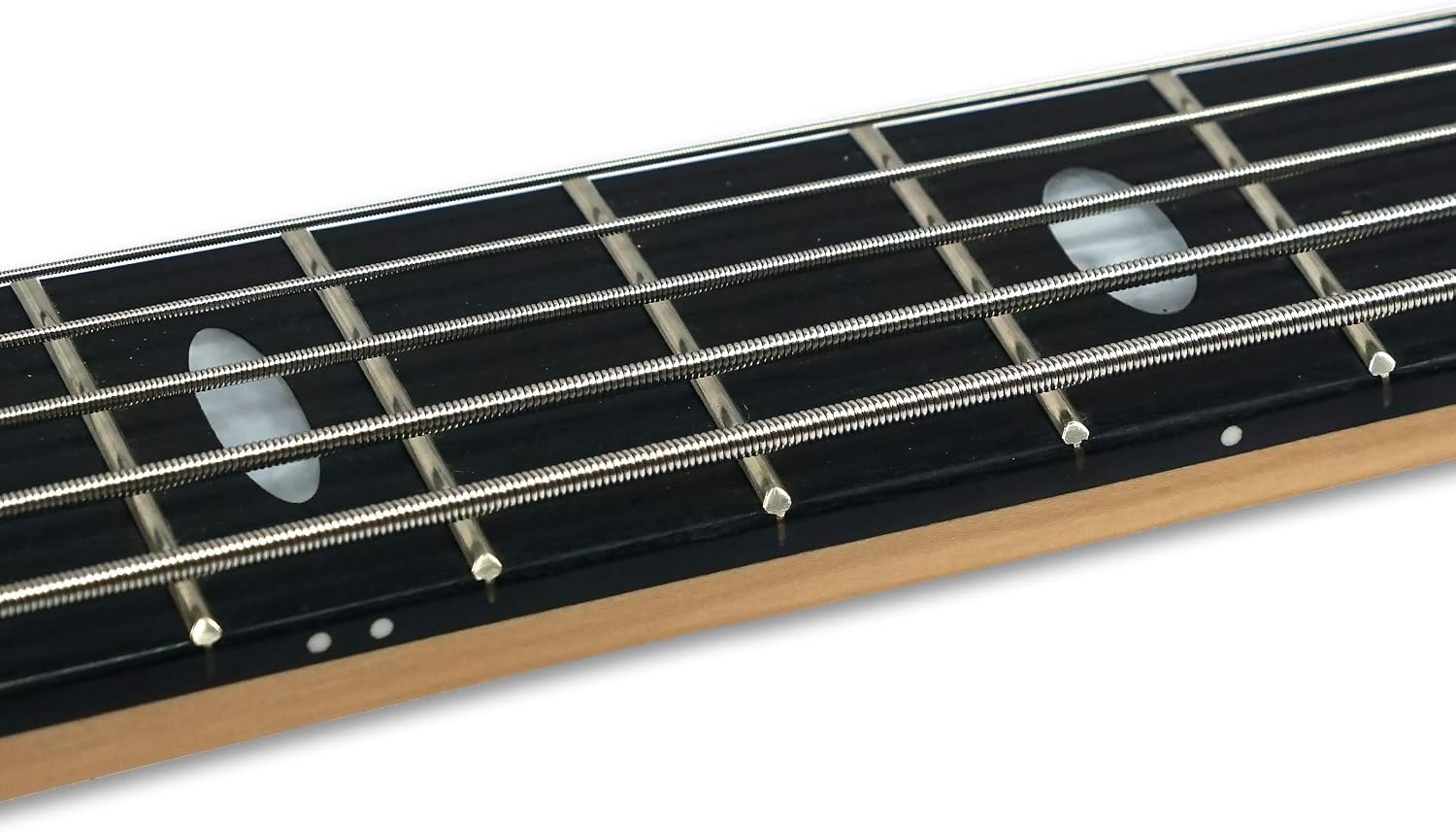 Left-handed 5 String Electric Bass Guitar Millettia Laurentii+Okoume body maple