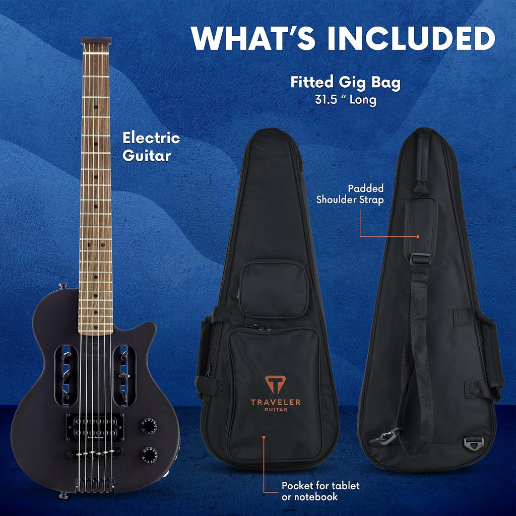 Traveler Guitar EG-1 Blackout - Matte Black