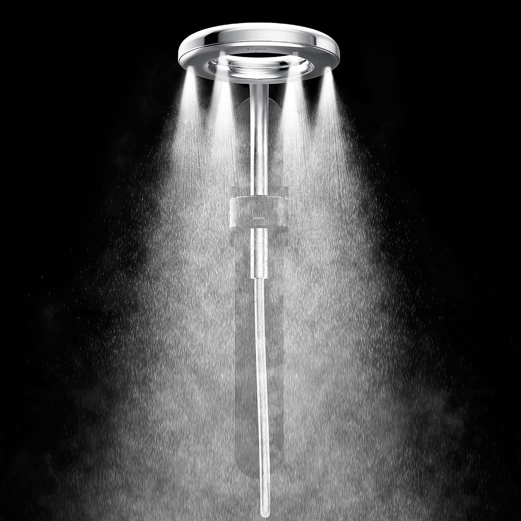 Moen N207R0BL Spa Shower Rainshower, Matte Black