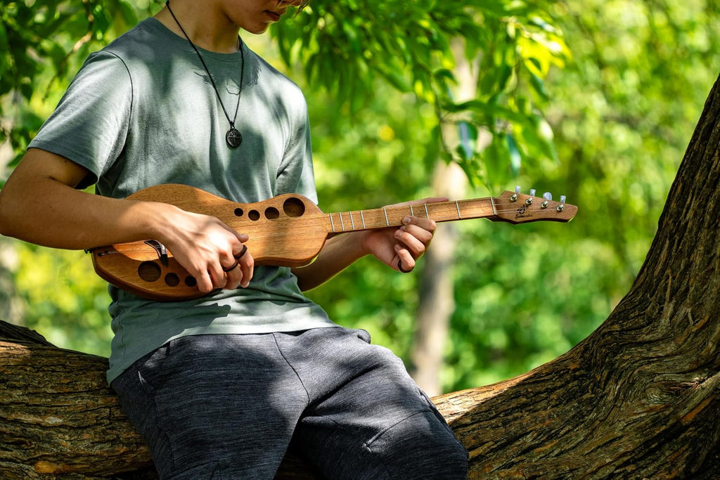 Sapele Dulcimer Acoustic 4-String by Jaromin Guitars