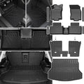 Floor Mats Set for Nissan Rogue 2014-2020 (Not for Sport/Select/Hybrid/7-Seat), All Weather TPE Backrest Mat Trunk Mat Cargo Liner Door Sill Guards Accessories(for Nissan Rogue | 2014-2020)