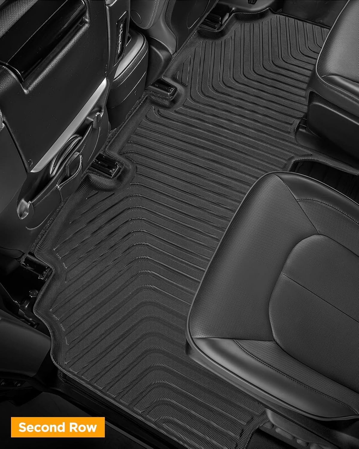 for Chrysler Pacifica 2017-2025 2026 7/8 Passenger (No Hybrid) Floor Mats Cargo Liner Carpet All Weather TPE Mat for Voyager 2020-2026, for Pacifica/Voyager 2018 2019 2021 2022 2023 2024 Accessories