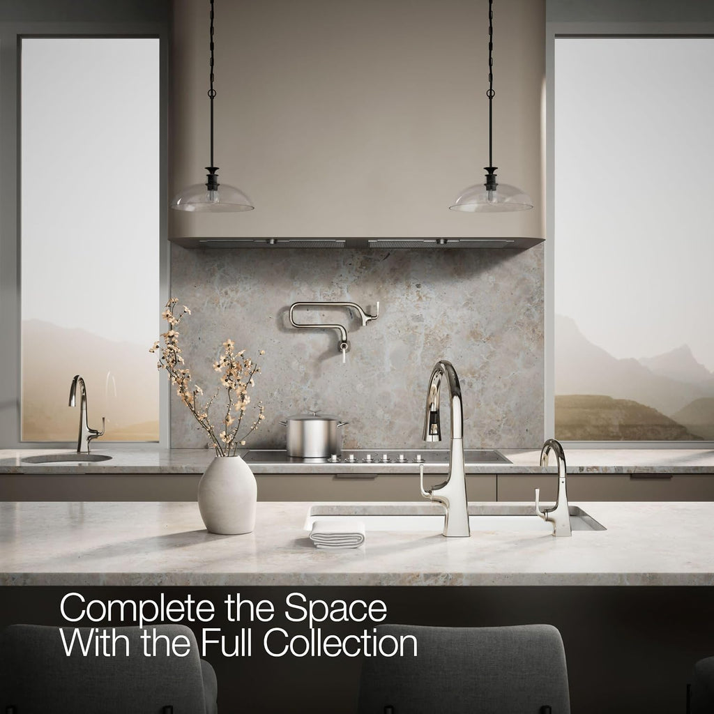 Kohler K-24134-SN Graze Beverage Faucet, Polished Nickel