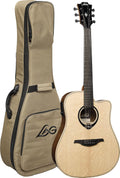 LAG Guitars HyVibe 30 Dreadnought Cutaway Gloss HV30DCE