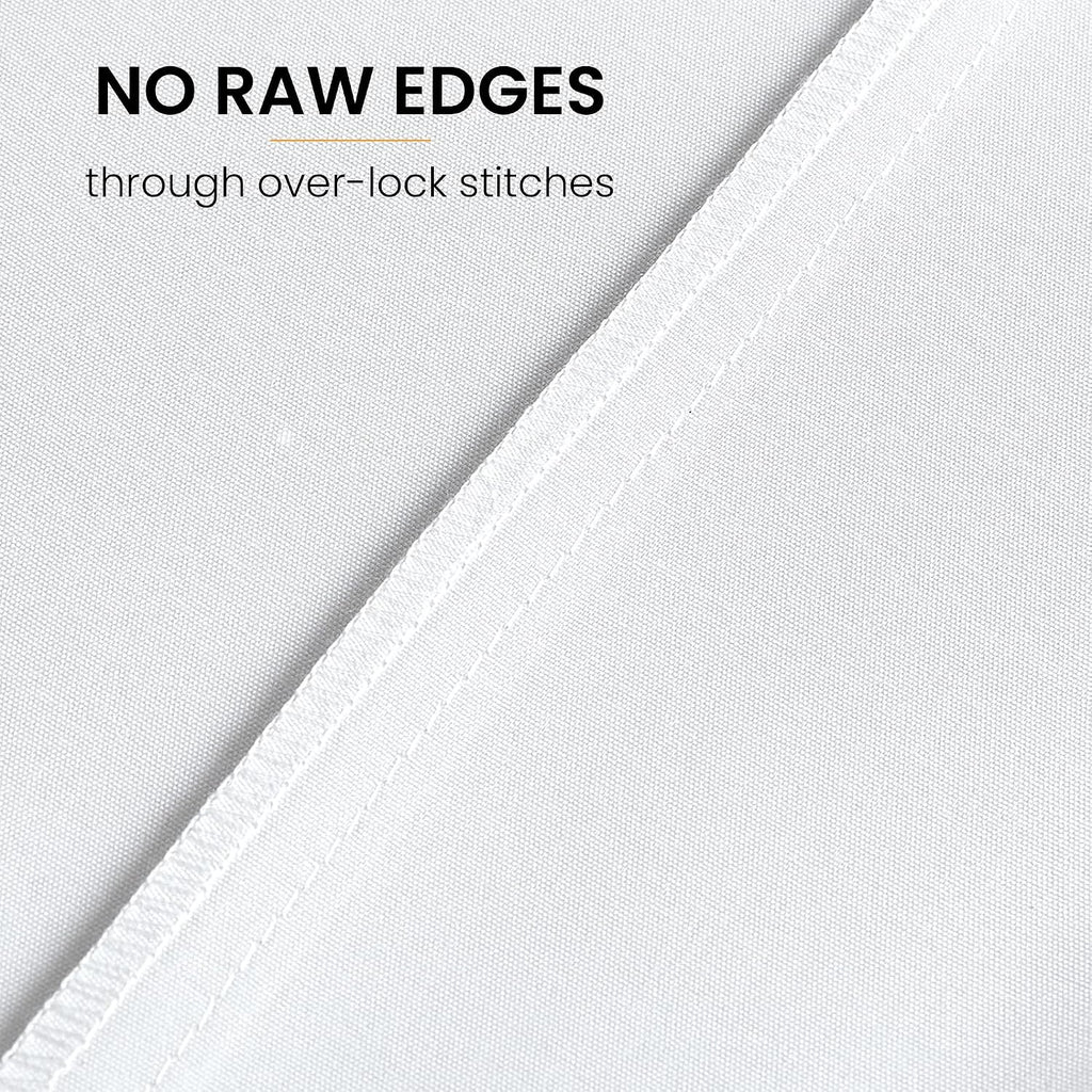 Belem Bulk Pillow Cases(72 Pack) -Standard Size Envelope Closure Pillow Protectors(21x27) -Polycotton White Pillow Cases Bulk -300 TC- Bedding Essentials -Ideal for Hotels, Hospitals, Vacation Rentals