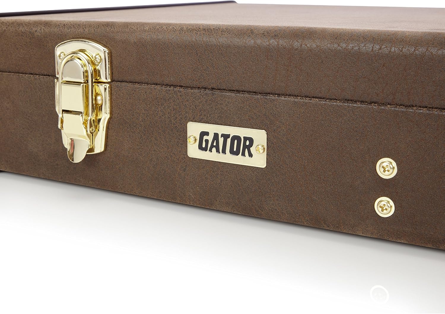 Gator Cases Deluxe Wood Case for Electric Guitars, Vintage Brown Exterior (GW-ELEC-VIN)