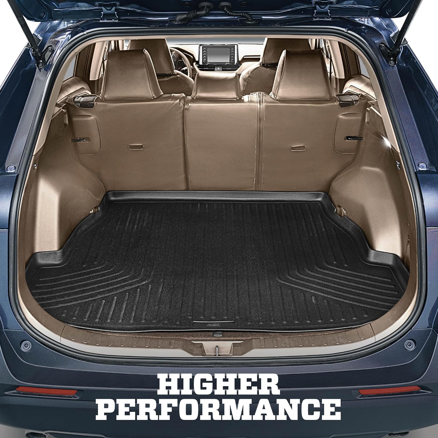 Husky Liners Weatherbeater Cargo Liner | Fits 2010-2024 Toyota 4Runner w/3rd Row Option | Cargo, 1-pc. Black - 25741