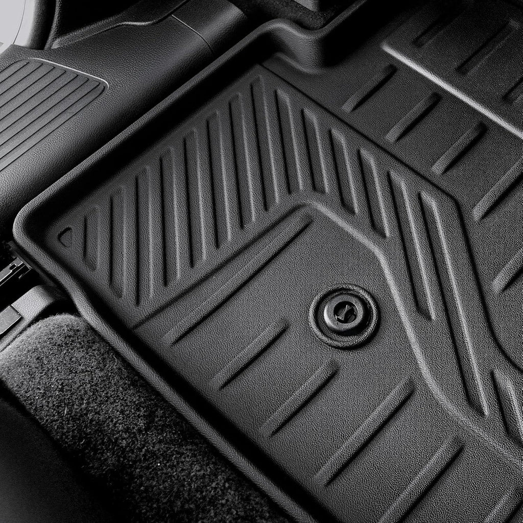 Floor Mats for Honda Pilot 2023-2025 2026, Cargo Mat with Backrest Mat All Weather TPE Cargo Liner Replacement Protection for Honda Pilot Accessories Door Sill Guards