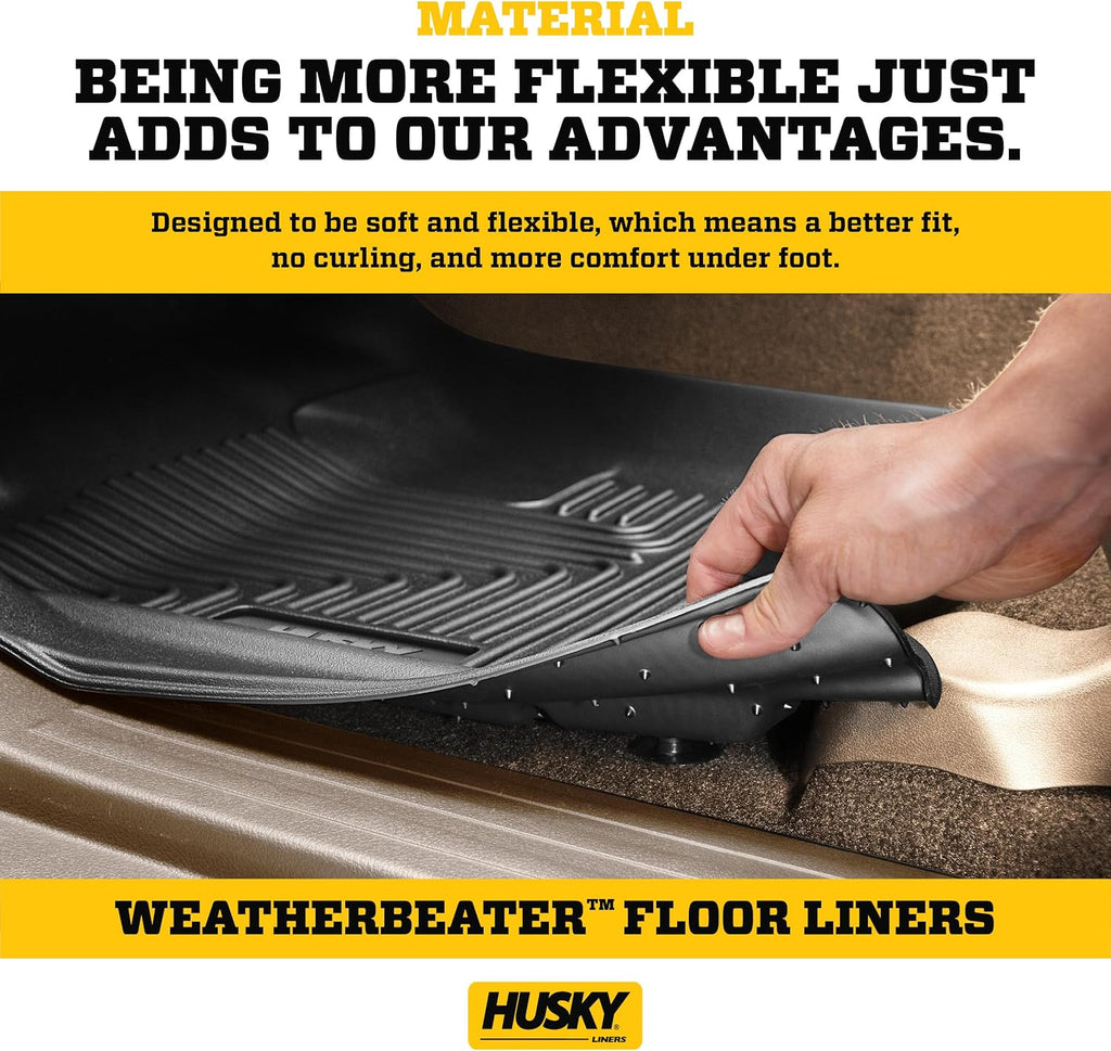 Husky Liners Weatherbeater Frunk Liner | Fits 2022-2026 Ford F-150 Lightning | Frunk, 1-pc. Black - 43341