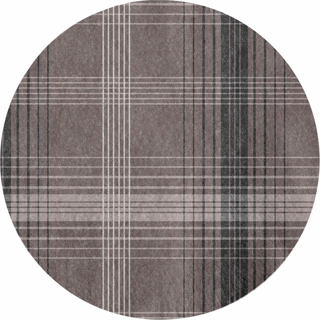 Dormisette Luxury German Flannel Sheets & Pillowcases Set, Warm Breathable Cotton Flannel Bedding with Deep Pockets, Brushed for Extra Softness, Oeko-Tex (Brown Plaid, King)