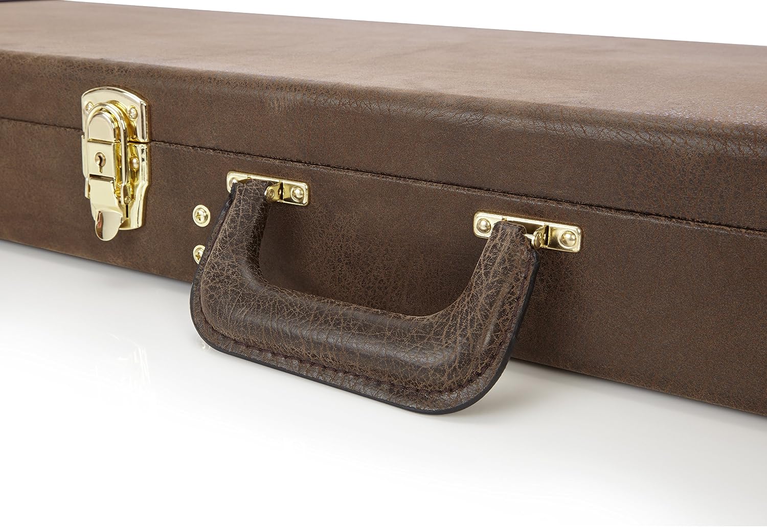 Gator Cases Deluxe Wood Case for Electric Guitars, Vintage Brown Exterior (GW-ELEC-VIN)