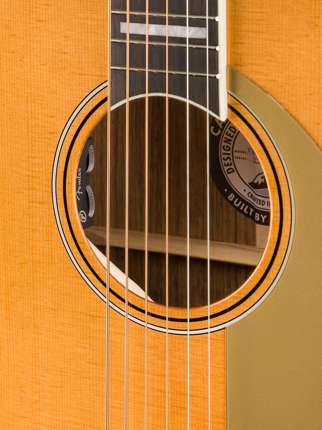 Fender King Vintage Acoustic Guitar, Aged Natural