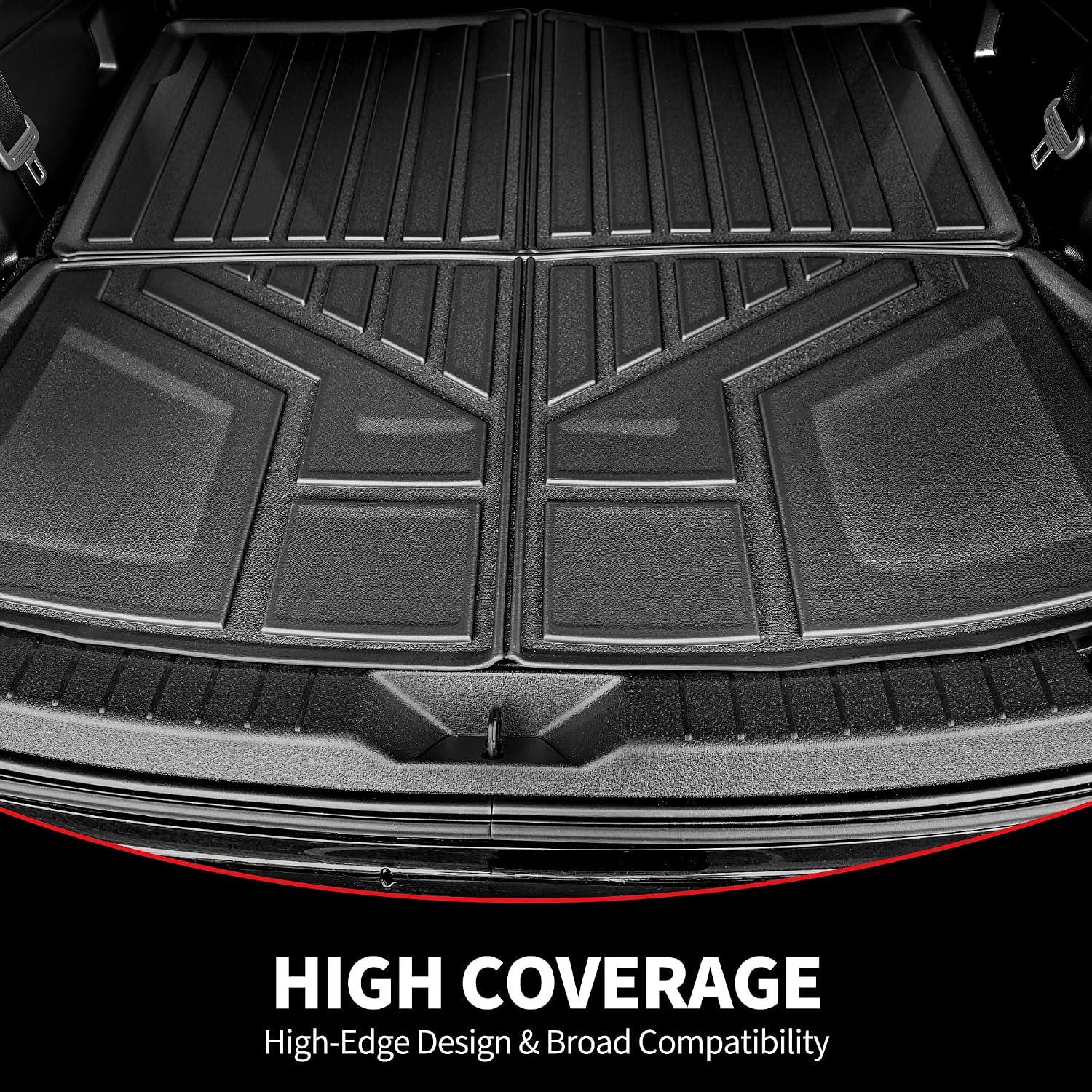 YITAMOTOR Floor Mats & Cargo Liner for Mazda CX-50 CX50 2023-2026 (Not for Hybrid, Not Fit for CX-5 CX5), All-Weather Protection TPE 1st, 2nd Row and Trunk Mats Full Set Accessories Black