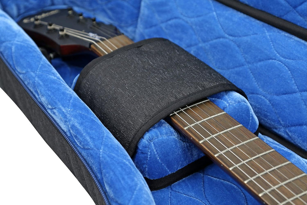 Reunion Blues RBCSH RB Continental Voyager Semi/Hollow Body Electric Guitar Case,Black