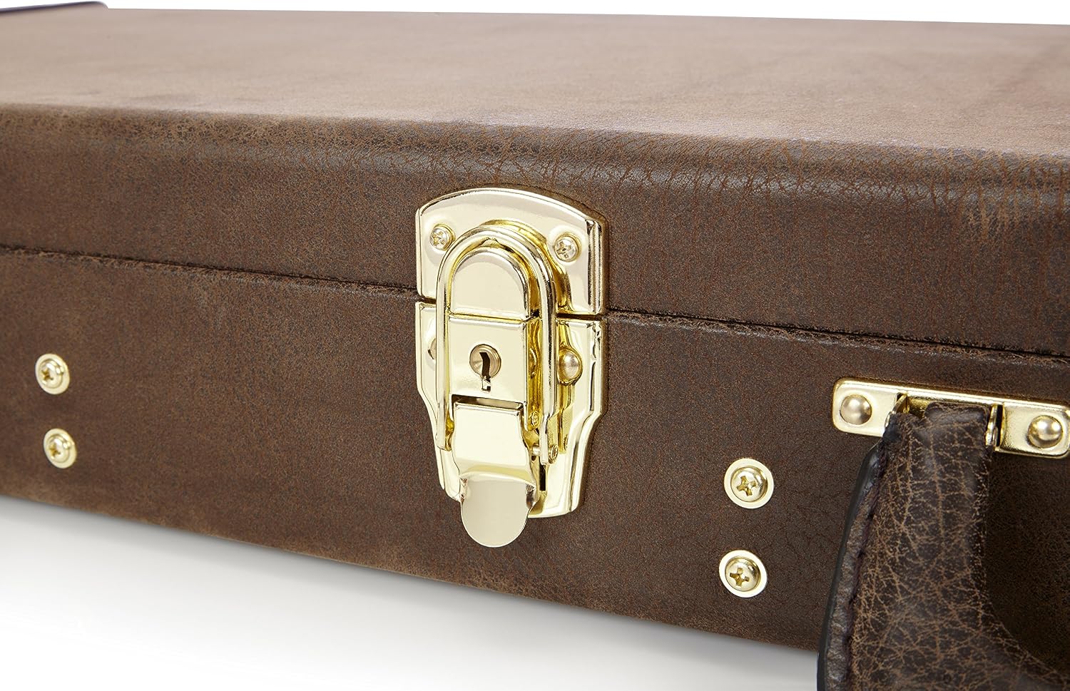 Gator Cases Deluxe Wood Case for Electric Guitars, Vintage Brown Exterior (GW-ELEC-VIN)