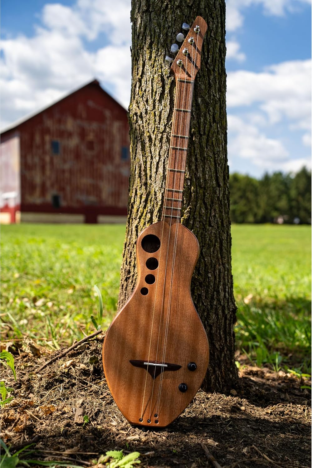 Boondocker D2 Electric/Acoustic Appalachian Dulcimer Guitar with Sapele Body & Top