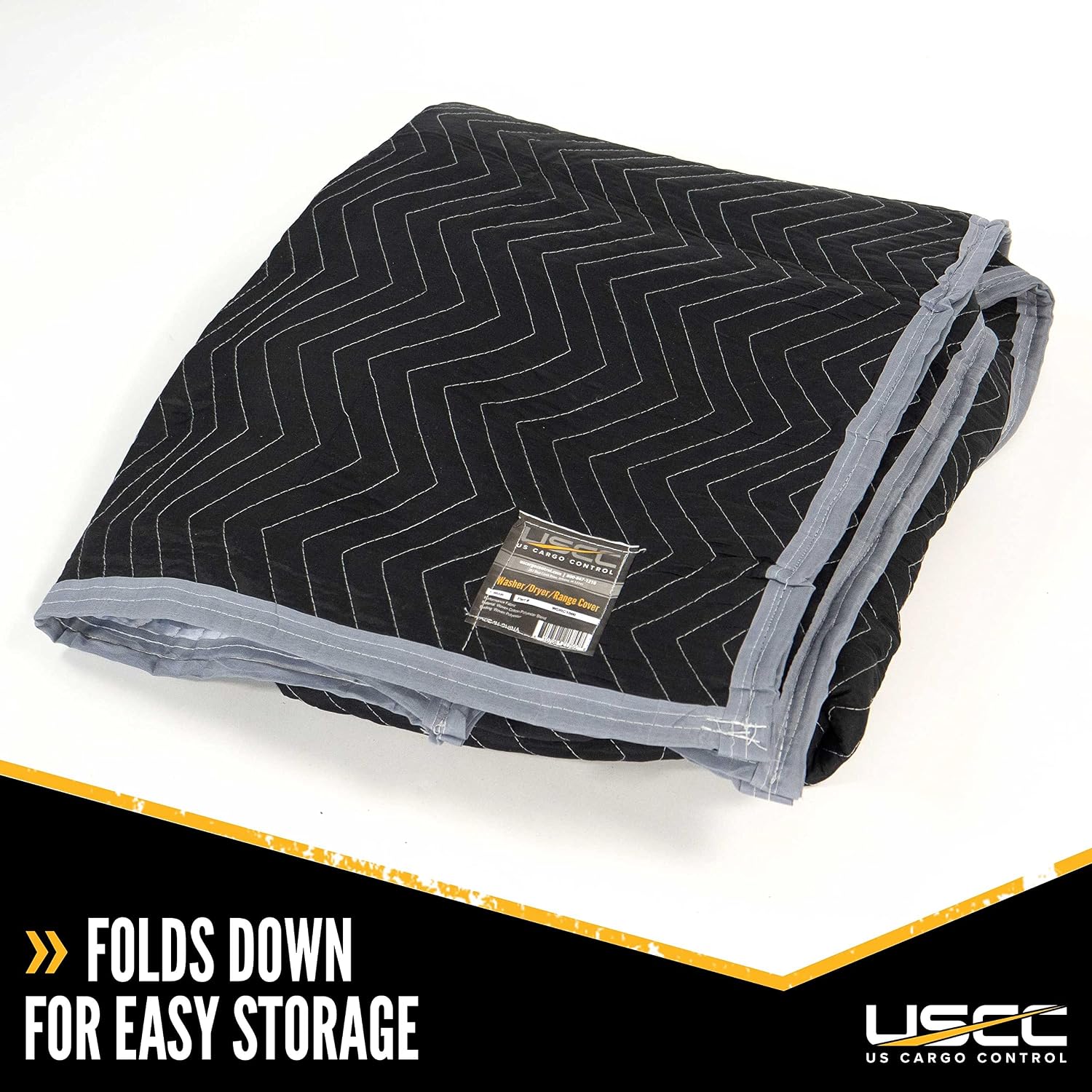 US Cargo Control Washer and Dryer Covers 30' x 46' (2-Pack), Quilted Washer Dryer Covers for Moving and Storage, Cotton/Polyester Furniture Pads for Moving and Storage, Can Use on Oven Ranges